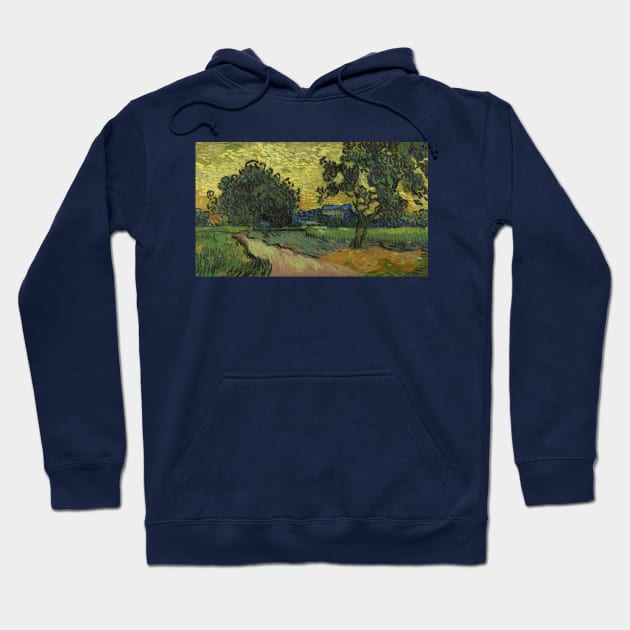 Landscape at Saint-Remy - Vincent van Gogh Hoodie by KargacinArt